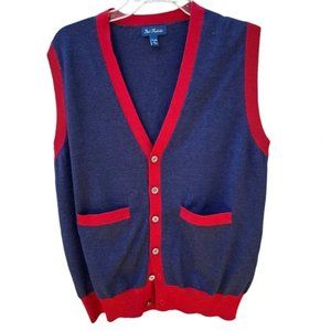 Paul Fredrick vintage sweater vest cardigan